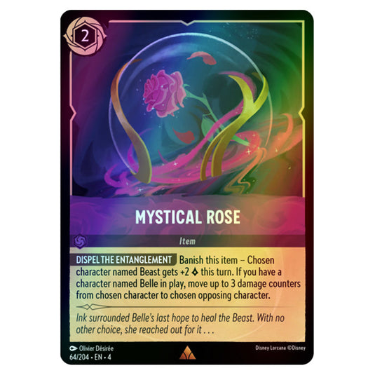 Lorcana - Ursula's Return - Mystical Rose (Rare) - 64/204 (Foil)