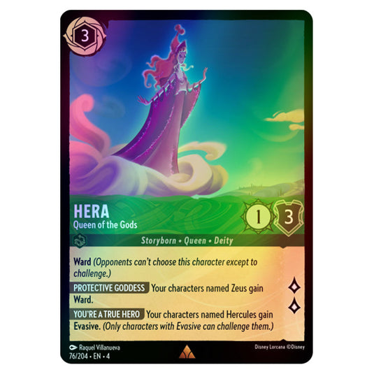 Lorcana - Ursula's Return - Hera - Queen of the Gods (Rare) - 76/204 (Foil)