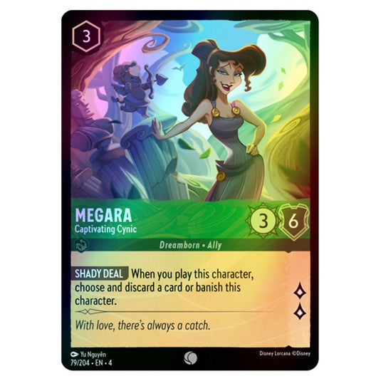 Lorcana - Ursula's Return - Megara - Captivating Cynic (Common) - 79/204 (Foil)