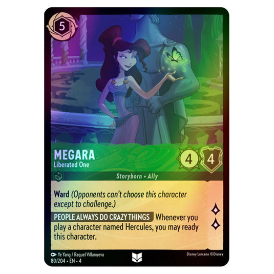 Lorcana - Ursula's Return - Megara - Liberated One (Uncommon) - 80/204 (Foil)