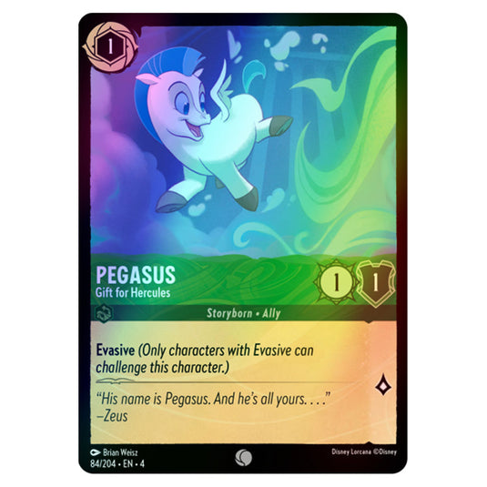 Lorcana - Ursula's Return - Pegasus - Gift for Hercules (Common) - 84/204 (Foil)