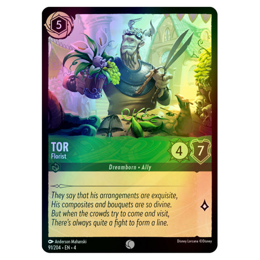 Lorcana - Ursula's Return - Tor - Florist (Common) - 91/204 (Foil)