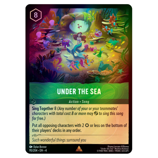 Lorcana - Ursula's Return - Under The Sea (Rare) - 95/204 (Foil)