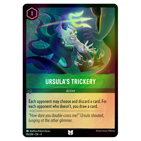 Lorcana - Ursula's Return - Ursula's Trickery (Uncommon) - 96/204 (Foil)