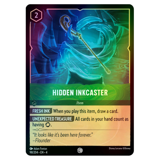 Lorcana - Ursula's Return - Hidden Inkcaster (Common) - 98/204 (Foil)