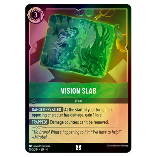 Lorcana - Ursula's Return - Vision Slab (Uncommon) - 100/204 (Foil)