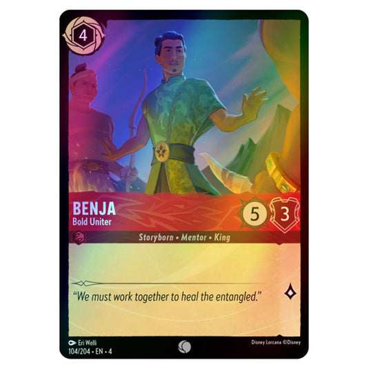 Lorcana - Ursula's Return - Benja - Bold Uniter (Common) - 104/204 (Foil)