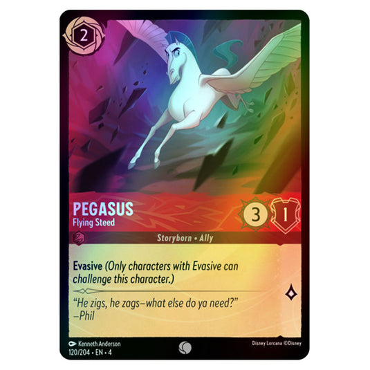 Lorcana - Ursula's Return - Pegasus - Flying Steed (Common) - 120/204 (Foil)