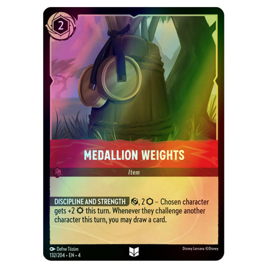 Lorcana - Ursula's Return - Medallion Weights (Uncommon) - 132/204 (Foil)