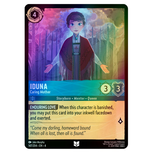 Lorcana - Ursula's Return - Iduna - Caring Mother (Uncommon) - 147/204 (Foil)