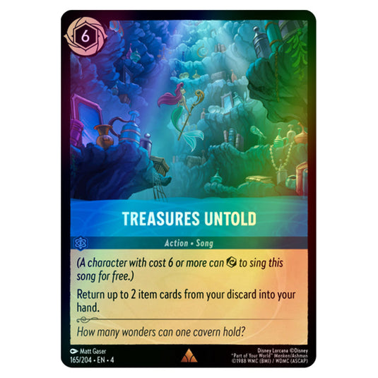 Lorcana - Ursula's Return - Treasures Untold (Rare) - 165/204 (Foil)