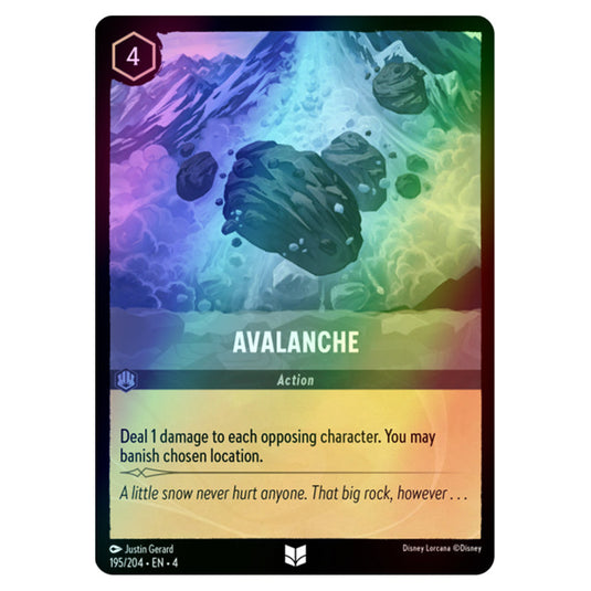 Lorcana - Ursula's Return - Avalanche (Uncommon) - 195/204 (Foil)