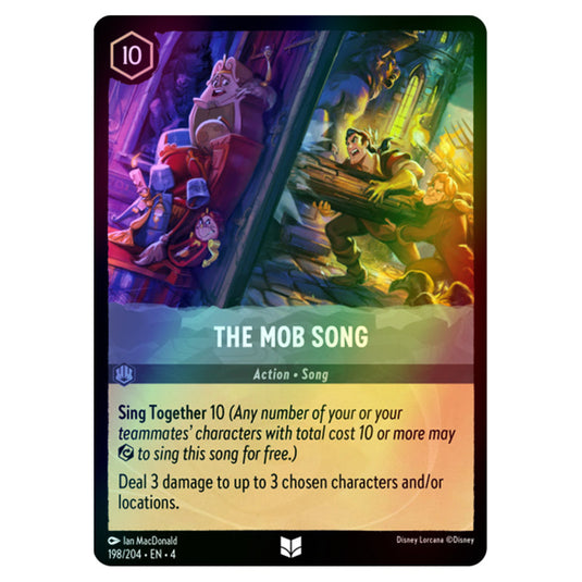 Lorcana - Ursula's Return - The Mob Song (Uncommon) - 198/204 (Foil)