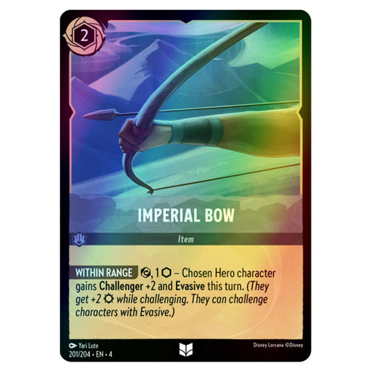 Lorcana - Ursula's Return - Imperial Bow (Uncommon) - 201/204 (Foil)