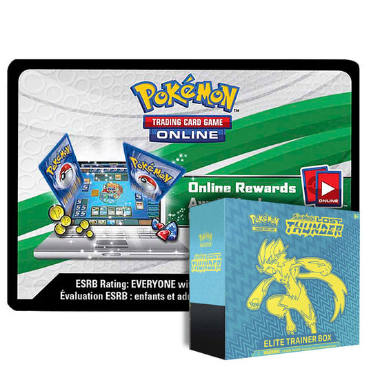 Pokemon - Sun & Moon - Lost Thunder - Elite Trainer Box - Online Code Card