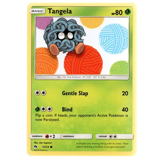 Pokemon - Sun & Moon - Lost Thunder - Tangela - 1/214