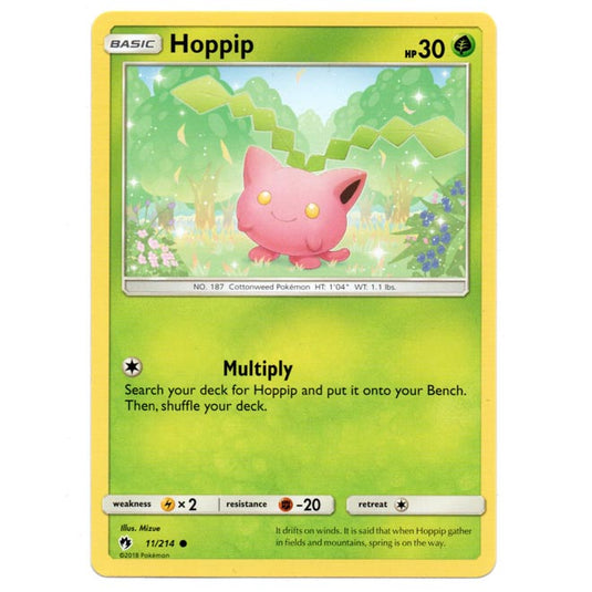 Pokemon - Sun & Moon - Lost Thunder - Hoppip - 11/214