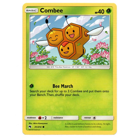 Pokemon - Sun & Moon - Lost Thunder - Combee - 31/214