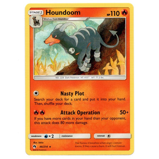 Pokemon - Sun & Moon - Lost Thunder - Houndoom - 46/214