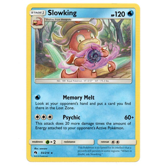 Pokemon - Sun & Moon - Lost Thunder - Slowking - 55/214