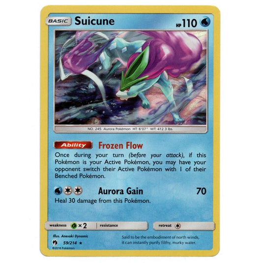 Pokemon - Sun & Moon - Lost Thunder - Suicune - 59/214