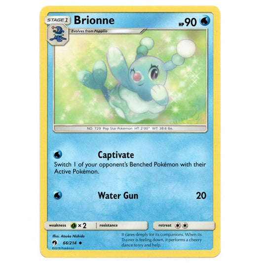 Pokemon - Sun & Moon - Lost Thunder - Brionne - 66/214