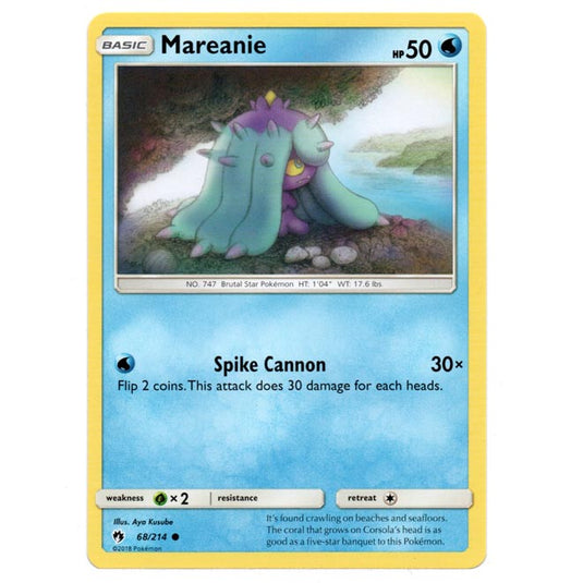 Pokemon - Sun & Moon - Lost Thunder - Mareanie - 68/214 Pokemon - Sun & Moon - Lost Thunder - Mareanie - 68/214