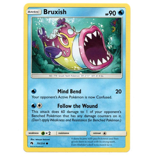 Pokemon - Sun & Moon - Lost Thunder - Bruxish - 70/214