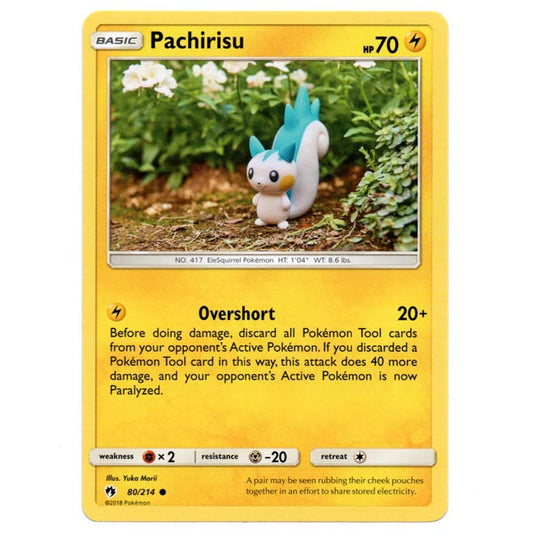 Pokemon - Sun & Moon - Lost Thunder - Pachirisu - 80/214