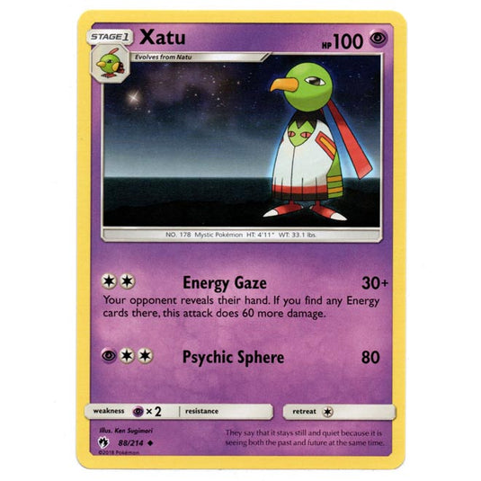 Pokemon - Sun & Moon - Lost Thunder - Xatu - 88/214