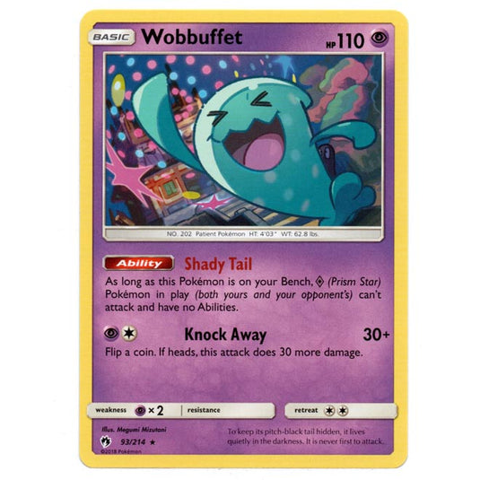 Pokemon - Sun & Moon - Lost Thunder - Wobbuffet - 93/214