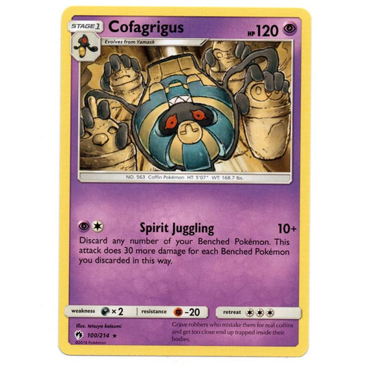 Pokemon - Sun & Moon - Lost Thunder - Cofagrigus - 100/214