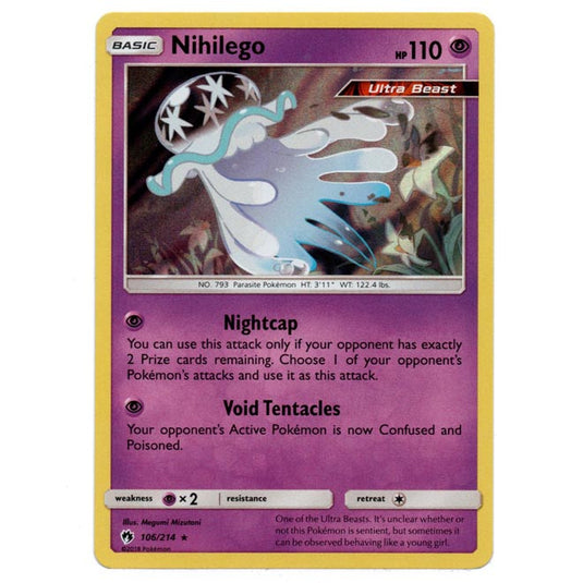 Pokemon - Sun & Moon - Lost Thunder - Nihilego - 106/214