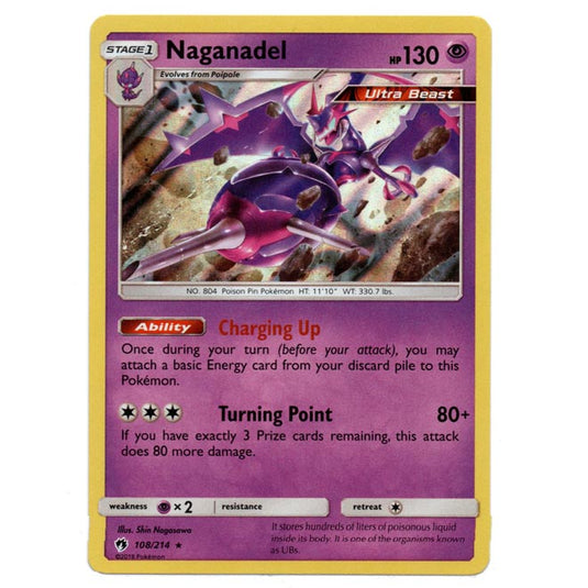 Pokemon - Sun & Moon - Lost Thunder - Naganadel - 108/214