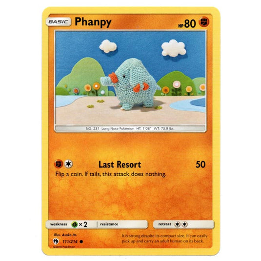 Pokemon - Sun & Moon - Lost Thunder - Phanpy - 111/214