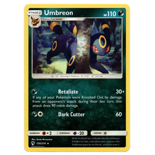 Pokemon - Sun & Moon - Lost Thunder - Umbreon - 120/214