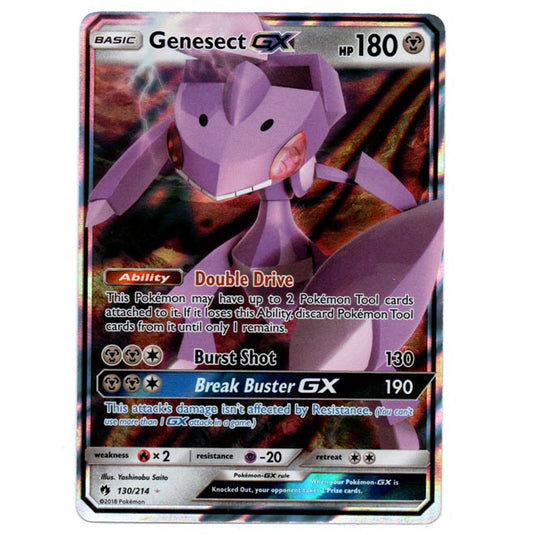 Pokemon - Sun & Moon - Lost Thunder - Genesect-GX - 130/214