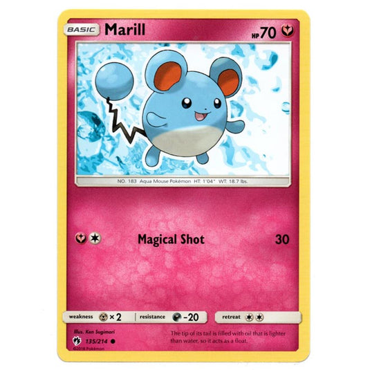 Pokemon - Sun & Moon - Lost Thunder - Marill - 135/214