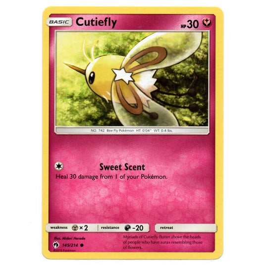 Pokemon - Sun & Moon - Lost Thunder - Cutiefly - 145/214