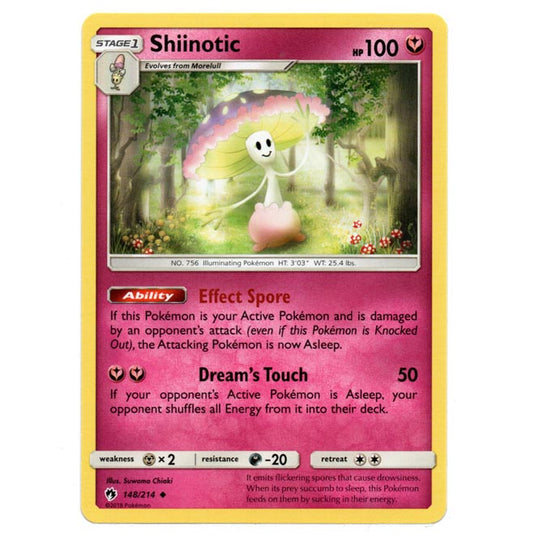 Pokemon - Sun & Moon - Lost Thunder - Shiinotic - 148/214