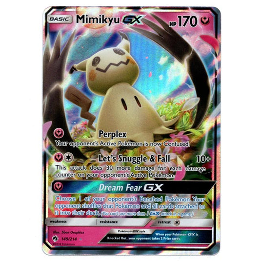 Pokemon - Sun & Moon - Lost Thunder - Mimikyu-GX - 149/214