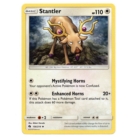 Pokemon - Sun & Moon - Lost Thunder - Stantler - 156/214