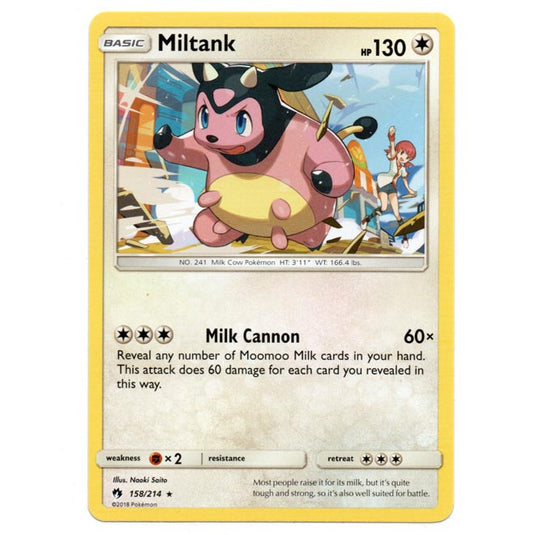 Pokemon - Sun & Moon - Lost Thunder - Miltank - 158/214