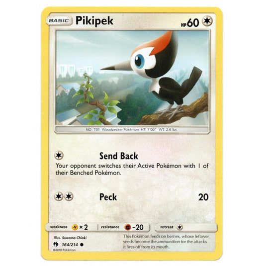 Pokemon - Sun & Moon - Lost Thunder - Pikipek - 164/214