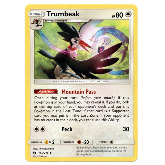 Pokemon - Sun & Moon - Lost Thunder - Trumbeak - 165/214