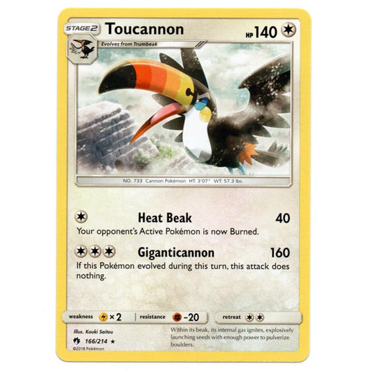 Pokemon - Sun & Moon - Lost Thunder - Toucannon - 166/214