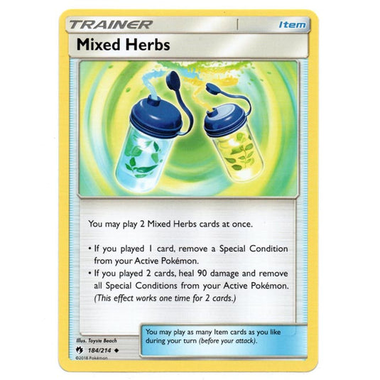 Pokemon - Sun & Moon - Lost Thunder - Mixed Herbs - 184/214