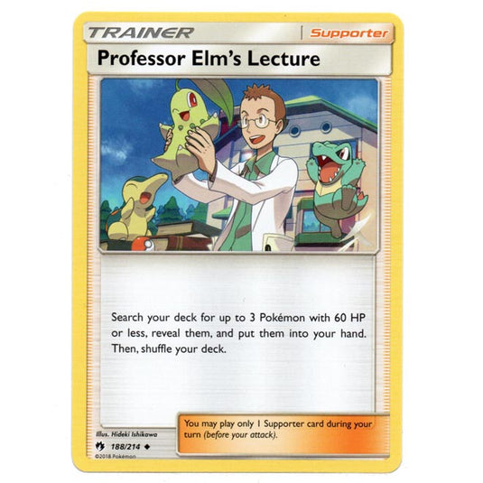 Pokemon - Sun & Moon - Lost Thunder - Professor Elm's Lecture - 188/214