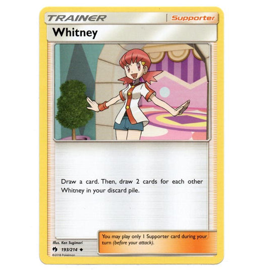 Pokemon - Sun & Moon - Lost Thunder - Whitney - 193/214