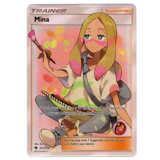 Pokemon - Sun & Moon - Lost Thunder - Mina (Full Art) - 211/214